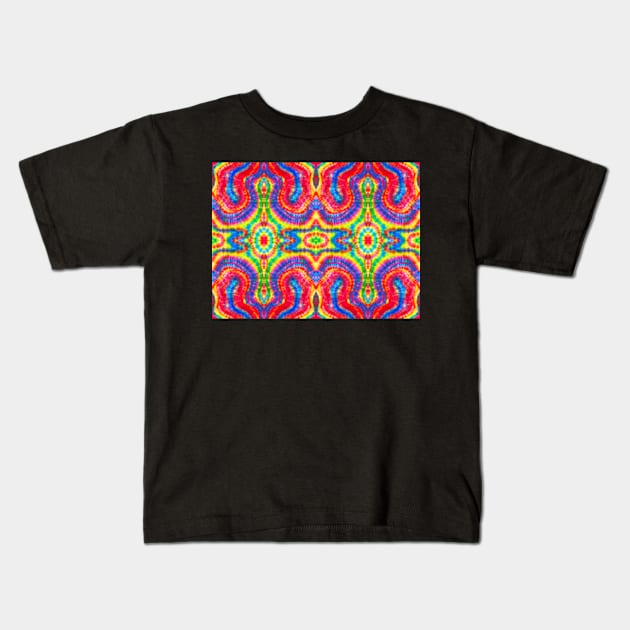 Tie Dye Pattern Kids T-Shirt by Kelly Louise Art